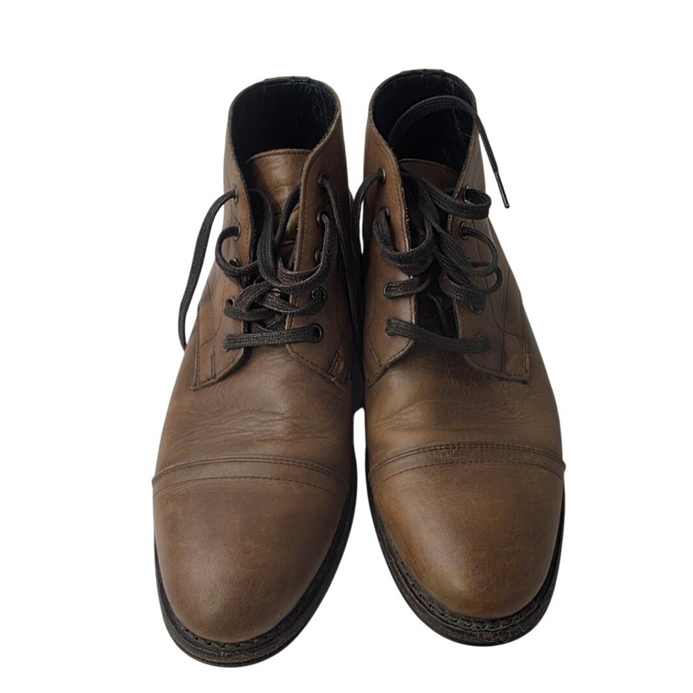 Thursday‎ Boot Co Cadet Walnut Leather Cap Toe Boots Mens 8.5 WLNCAD Rare - Picture 2 of 9
